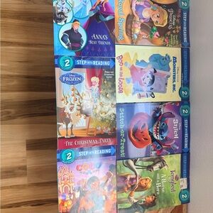 Disney Step Into Reading Level 2 Book Collection - 7 books total